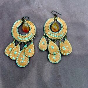 Lee Angel Leather earrings